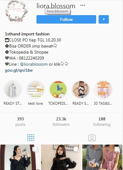 Online Shop Baju Korea Instagram Recomended Produknya Bejibun Ajib Paragram Id
