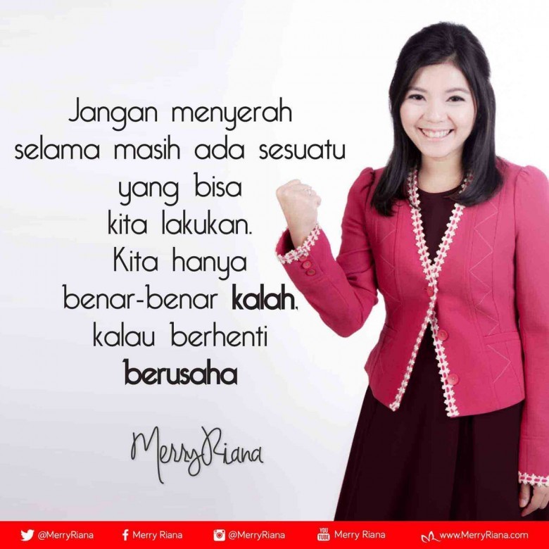 Senin Pagi Awali Dengan Kata Motivasi Merry Riana Ini Ya Paragram Id